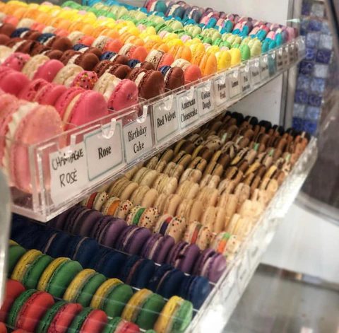 Colorful Macaron Selection