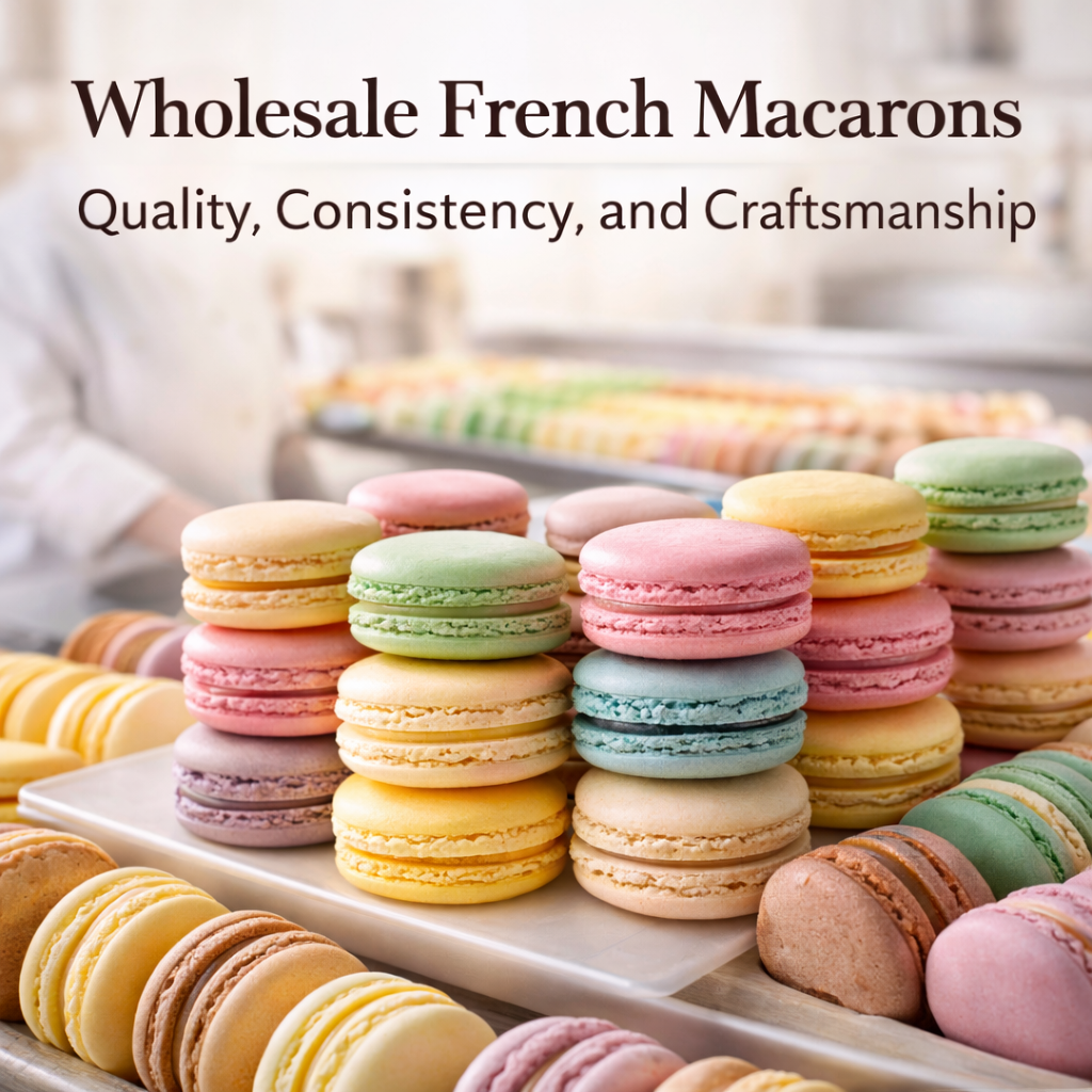 wholesale French macarons crafted with quality consistency and craftsmanship